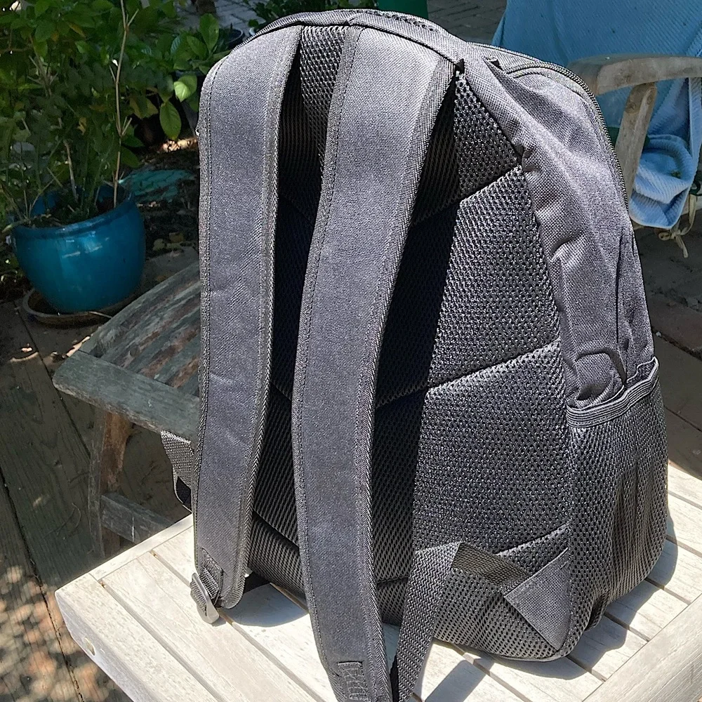 Deluxe Skater Backpack with side pockets Black New Boutique